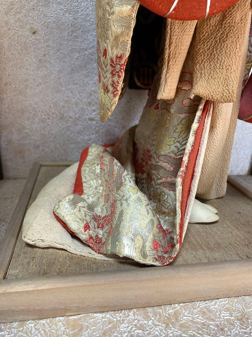 昭和レトロ　日本人形　着物　和風人形　人形　ケース付き