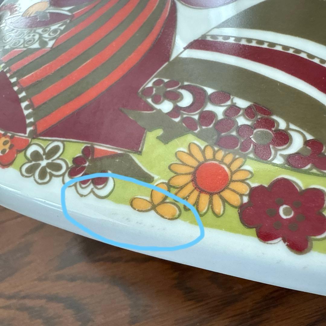 Figgjo folklore バターケース　北欧ビンテージ　雑貨