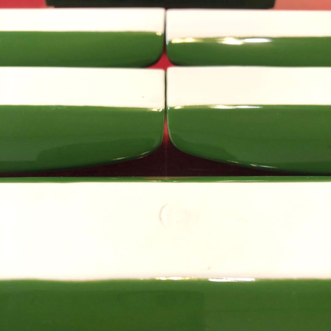 希少　深川製磁　緑彩　オシボリ入揃　陶器製5枚【新品未使用品】※説明必読※