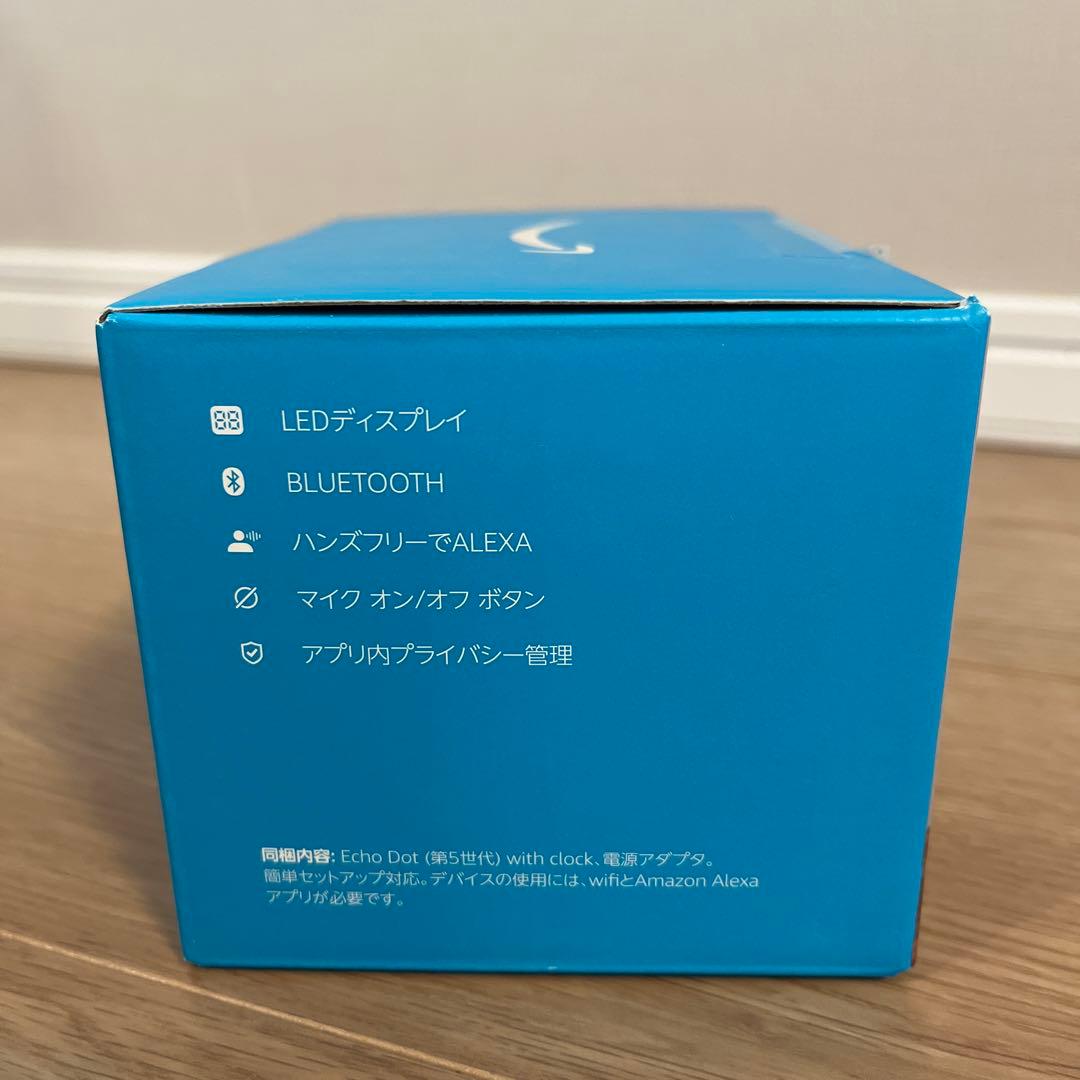 【未使用】Amazon Echo Dot with Clock