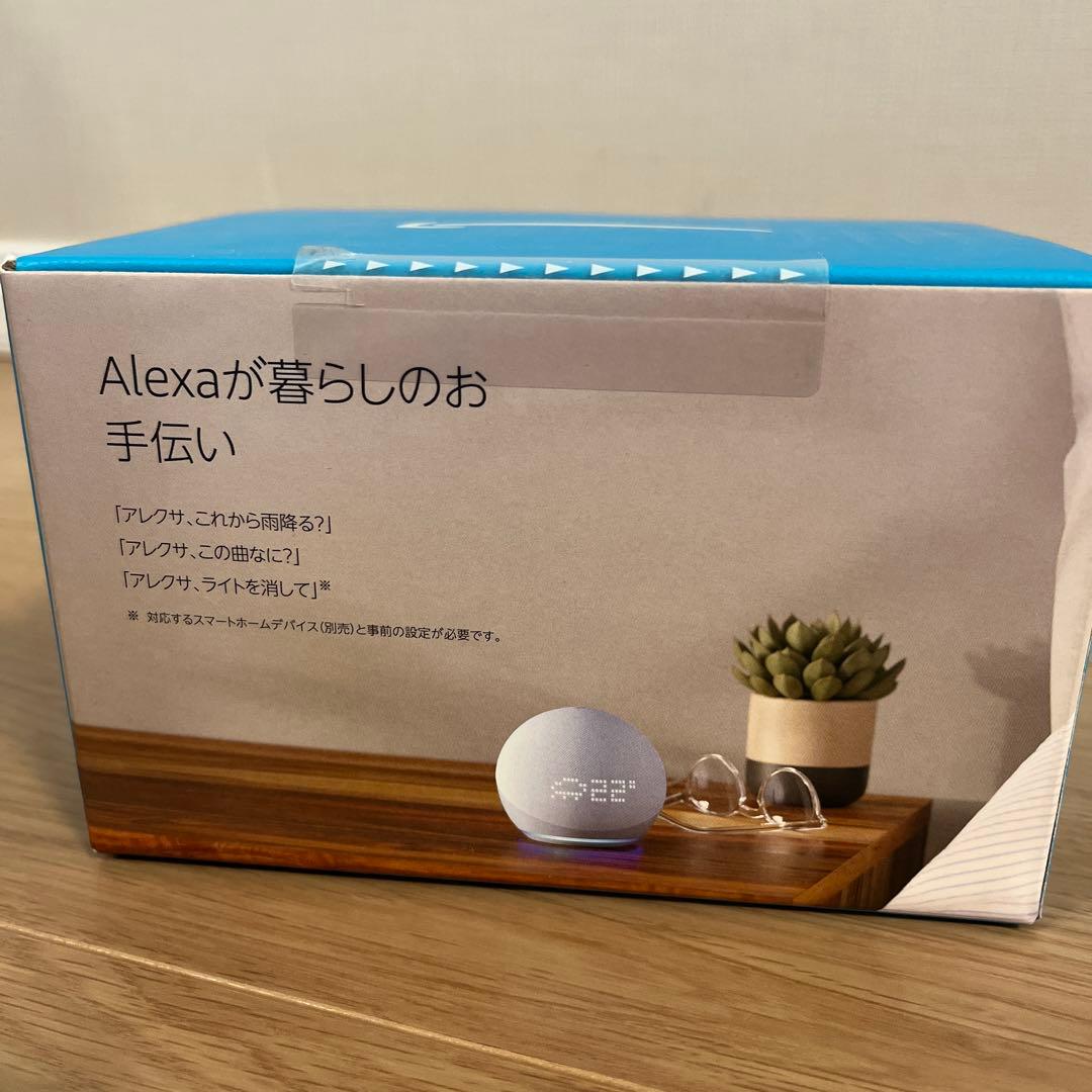 【未使用】Amazon Echo Dot with Clock