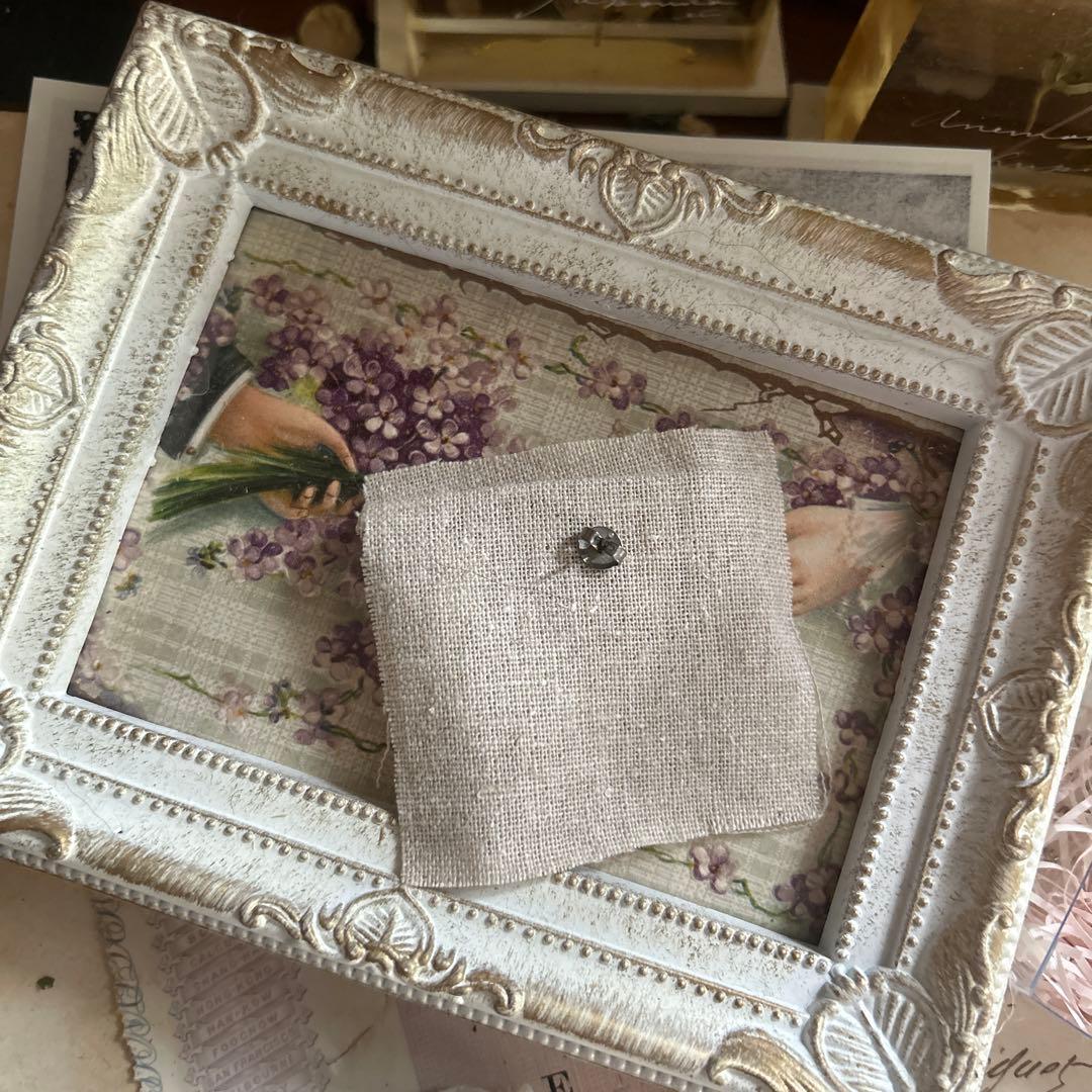 poritorie マーガレット 耳飾り ピアス ハンドメイド