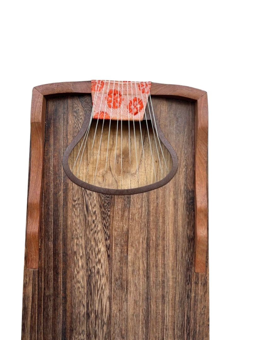 琴 13弦 すだれ彫り 現状品