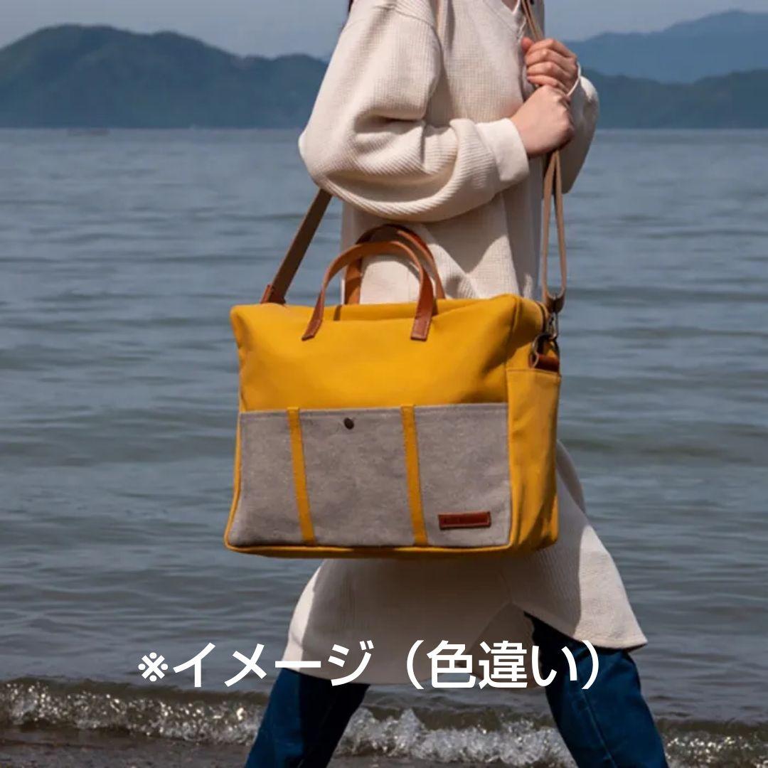 【高島帆布】kii工房　手作り帆布　ボストンバッグ