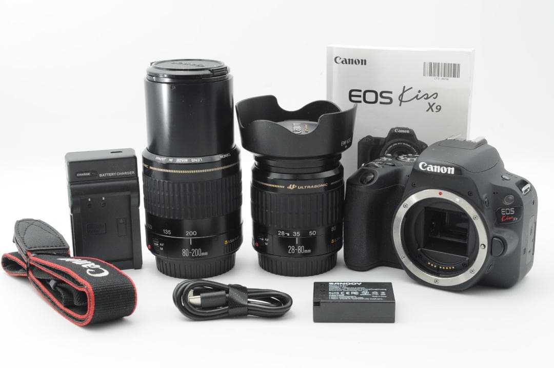 ★新品級③★年末SALE中★ Canon EOS Kiss x9 ダブルレンズ