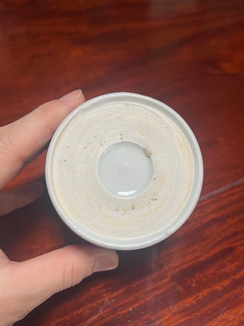 蕎麦猪口　古伊万里　無傷完品　江戸後期　大振り　丁寧な絵付け　呉須発色良いです