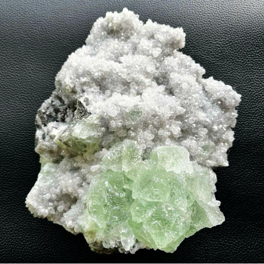 天然石　原石　グリーンアポフィライト　大型1740g パワーストーン