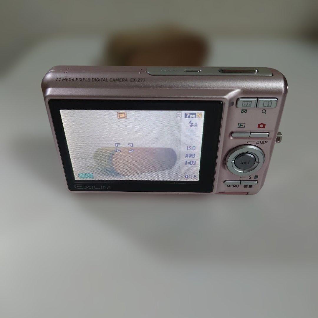 CASIO EXILIM EX-Z77 バッテリー　デジカメ　コンデジ　ピンク