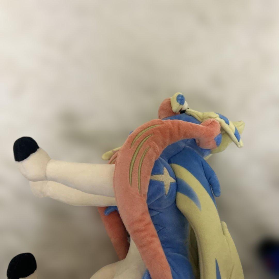 極美品　紙タグ付　ポケモンセンター限定 ザシアン ザマゼンタ ぬいぐるみ 正規品