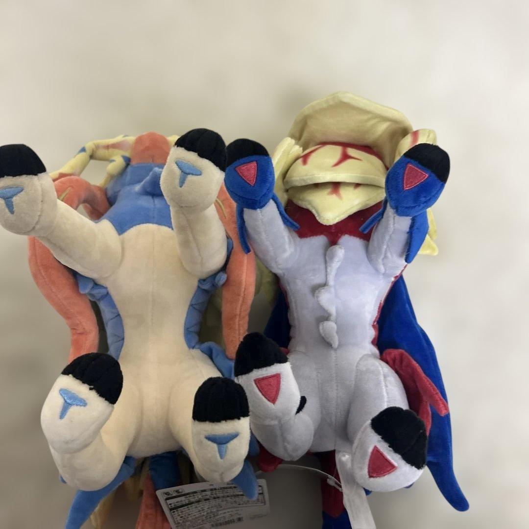 極美品　紙タグ付　ポケモンセンター限定 ザシアン ザマゼンタ ぬいぐるみ 正規品