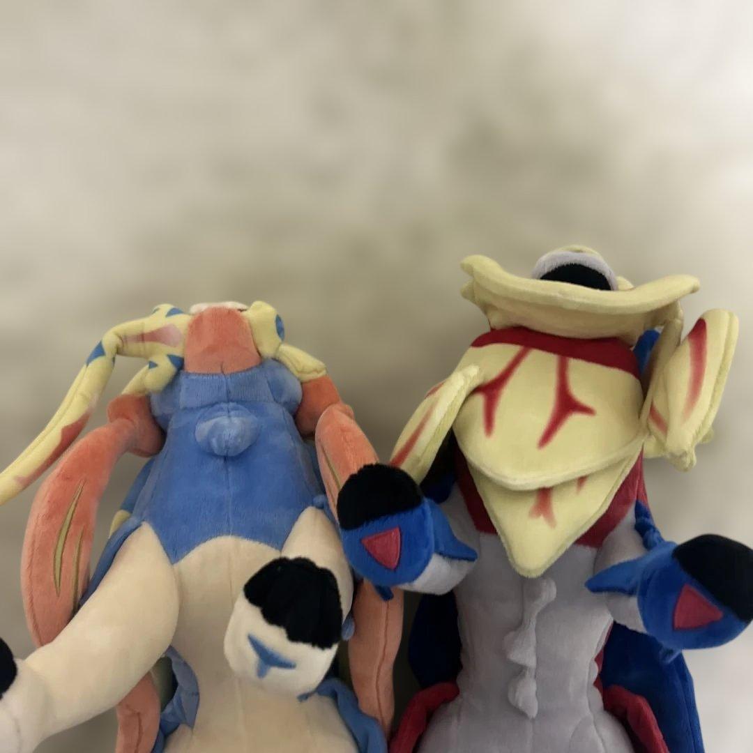 極美品　紙タグ付　ポケモンセンター限定 ザシアン ザマゼンタ ぬいぐるみ 正規品