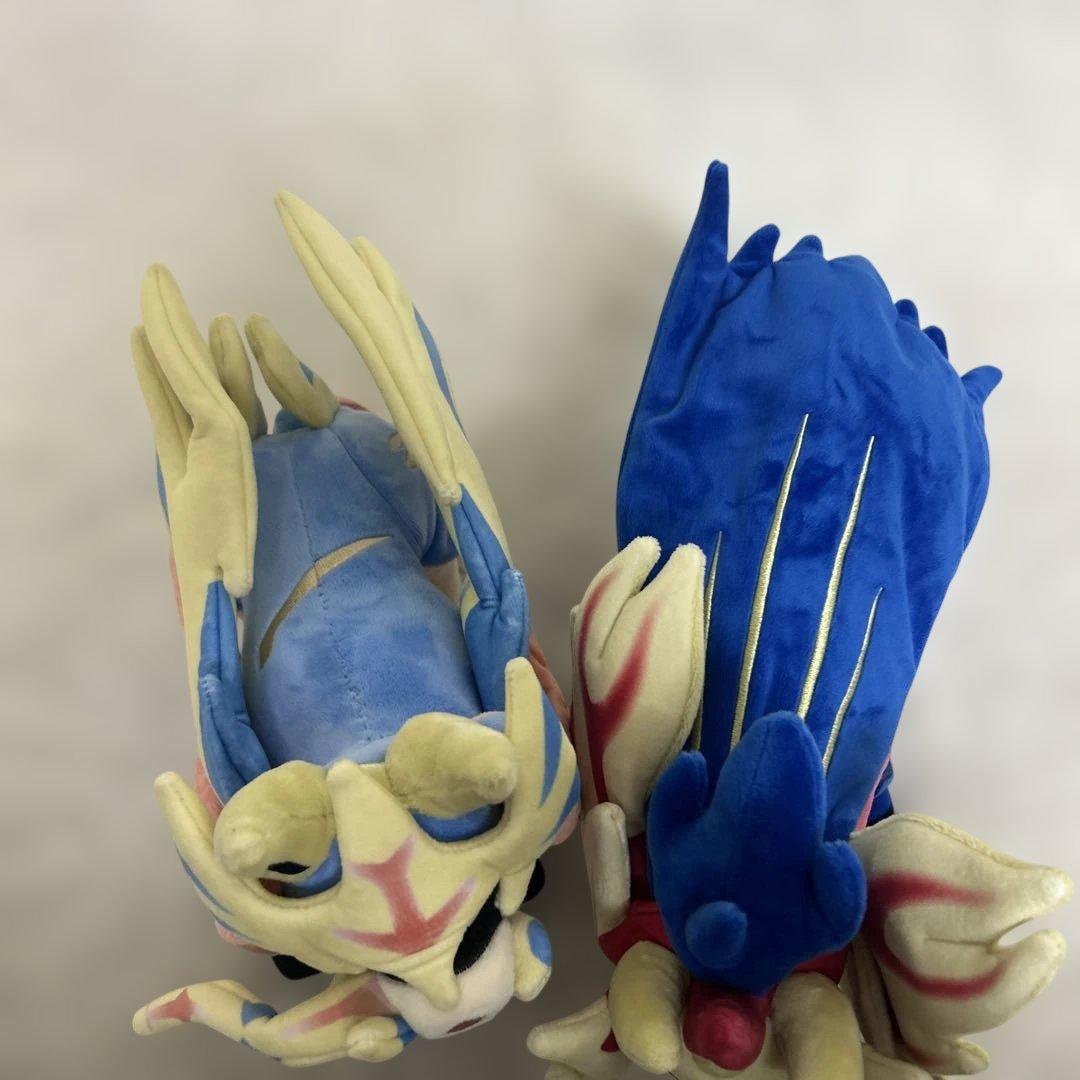 極美品　紙タグ付　ポケモンセンター限定 ザシアン ザマゼンタ ぬいぐるみ 正規品