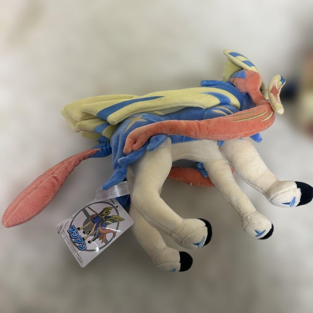 極美品　紙タグ付　ポケモンセンター限定 ザシアン ザマゼンタ ぬいぐるみ 正規品