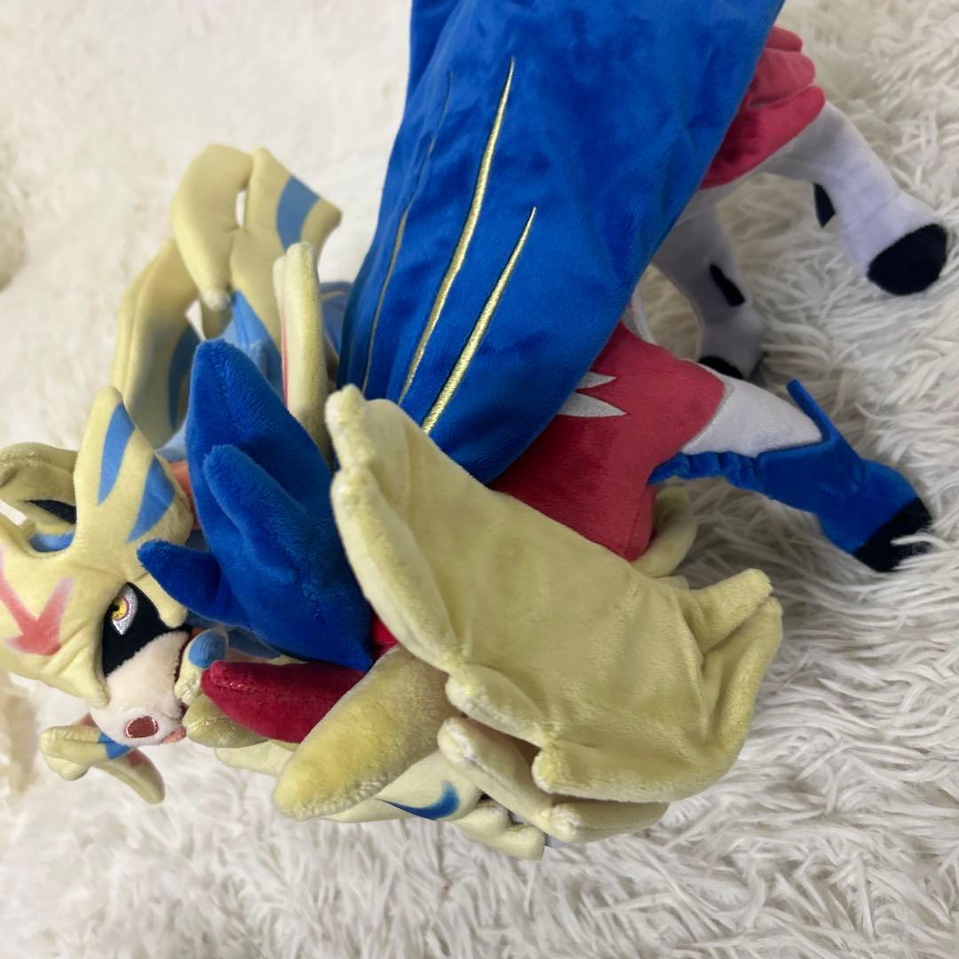 極美品　紙タグ付　ポケモンセンター限定 ザシアン ザマゼンタ ぬいぐるみ 正規品