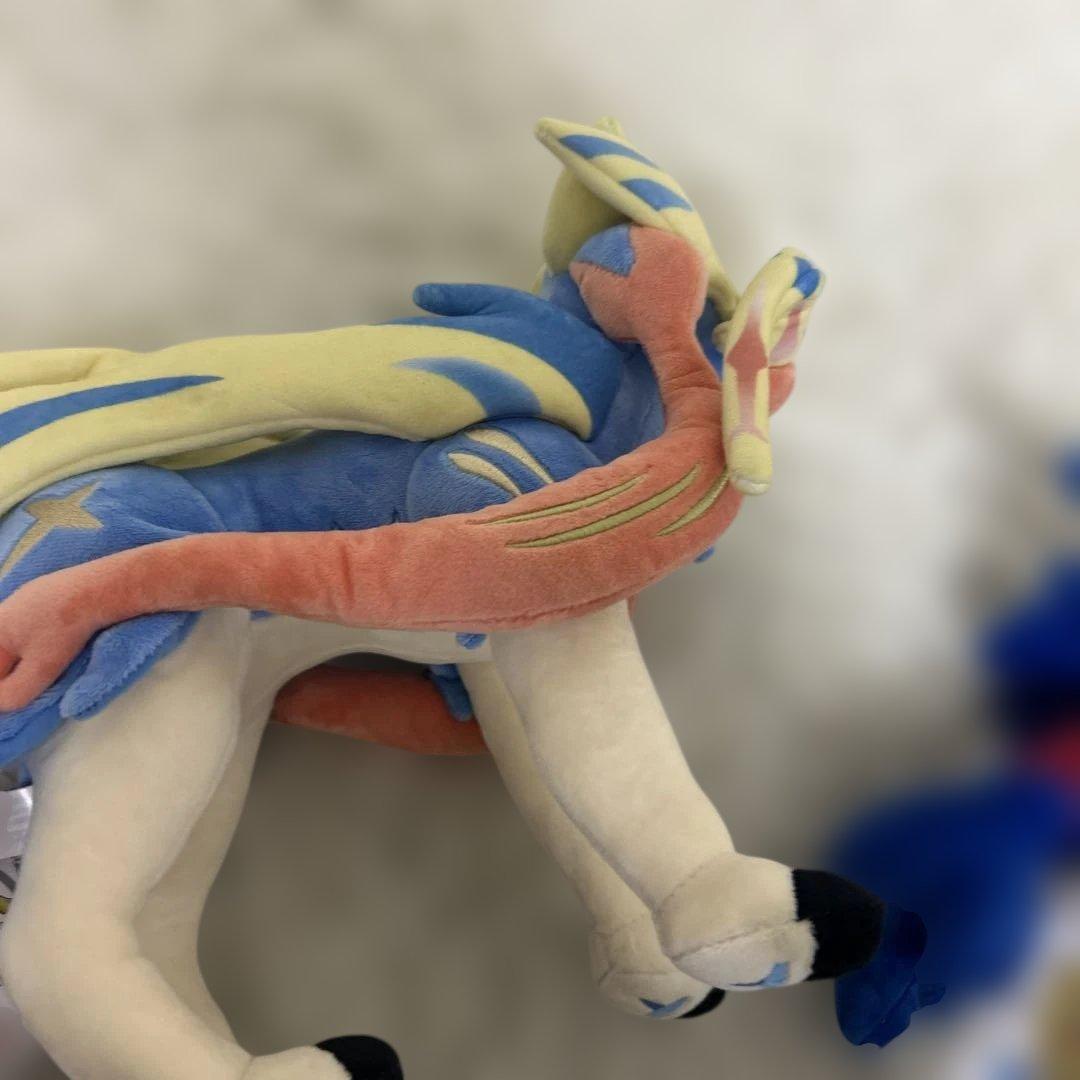 極美品　紙タグ付　ポケモンセンター限定 ザシアン ザマゼンタ ぬいぐるみ 正規品