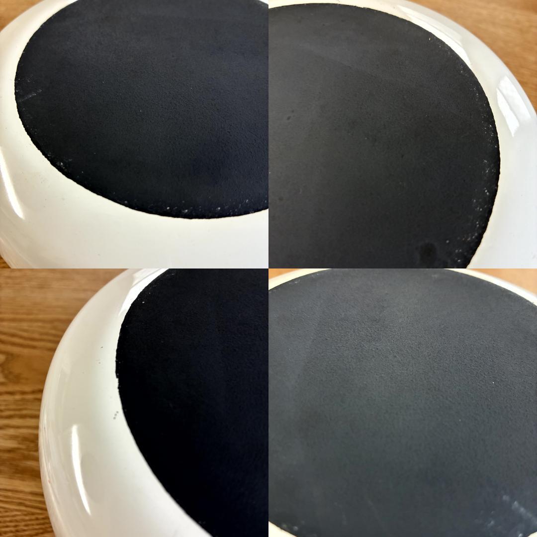 昭和レトロ マルビシ ホーロー フィオーレ 花柄 両手鍋 18cm 未使用品