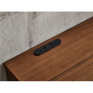 デスク（ウォルナット） 幅約105cm [完成品］
