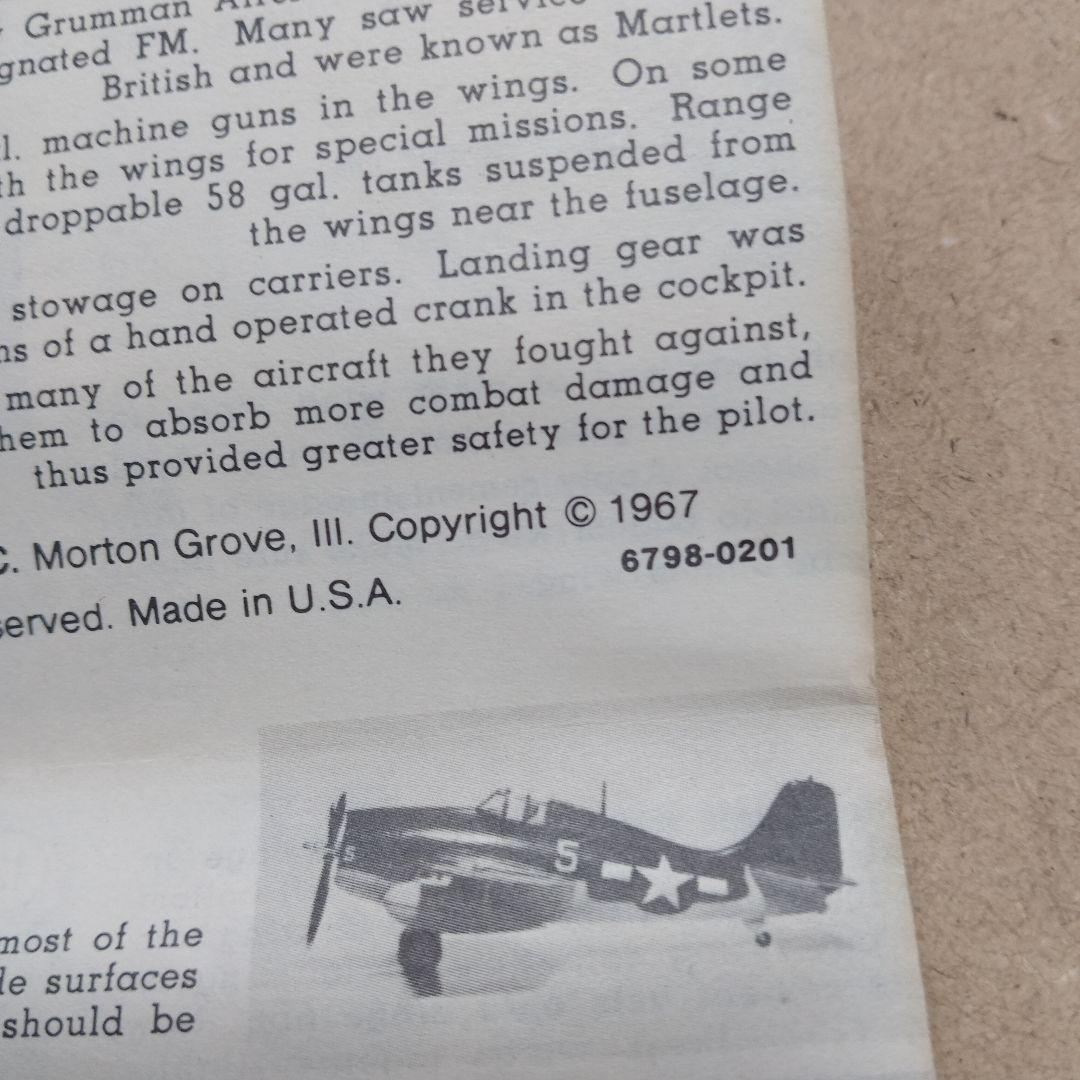 Monogram F4F Wildcat 1/48 プラモデル