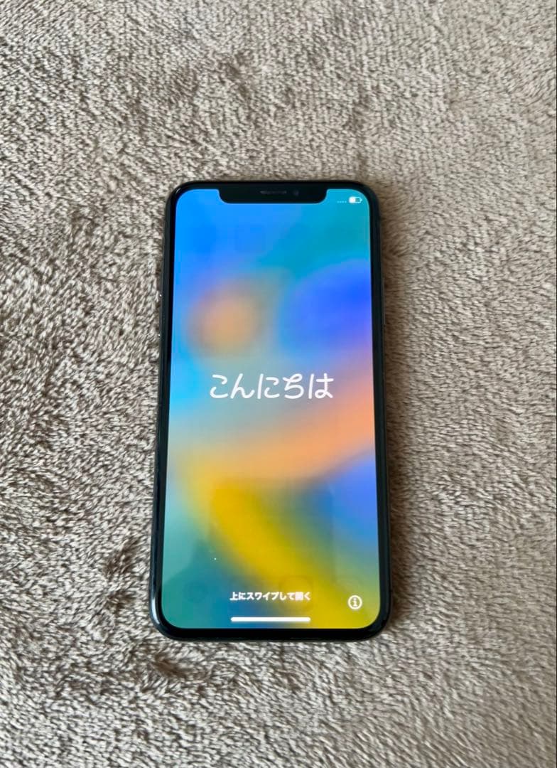 【美品】Apple iPhone X 256Gスペースグレー 本体