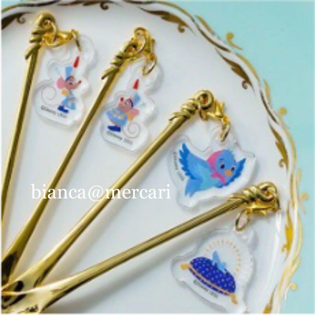 オーマイカフェ チャーム付きマドラー ティースプーン コンプリート 4本