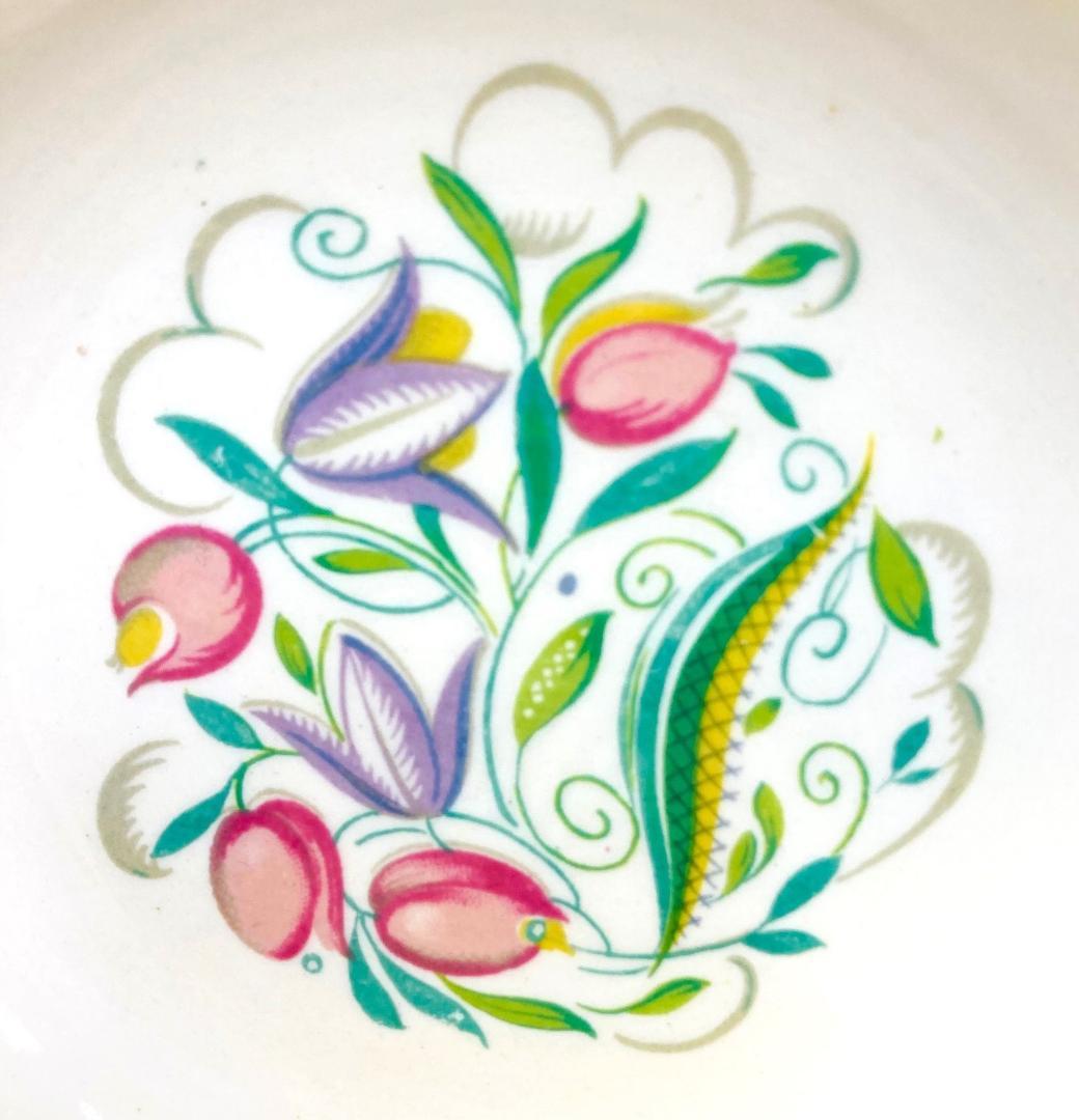 ドレスデンスプレイ ダブルバンド パスタボウル ２枚 英国製 スージークーパー