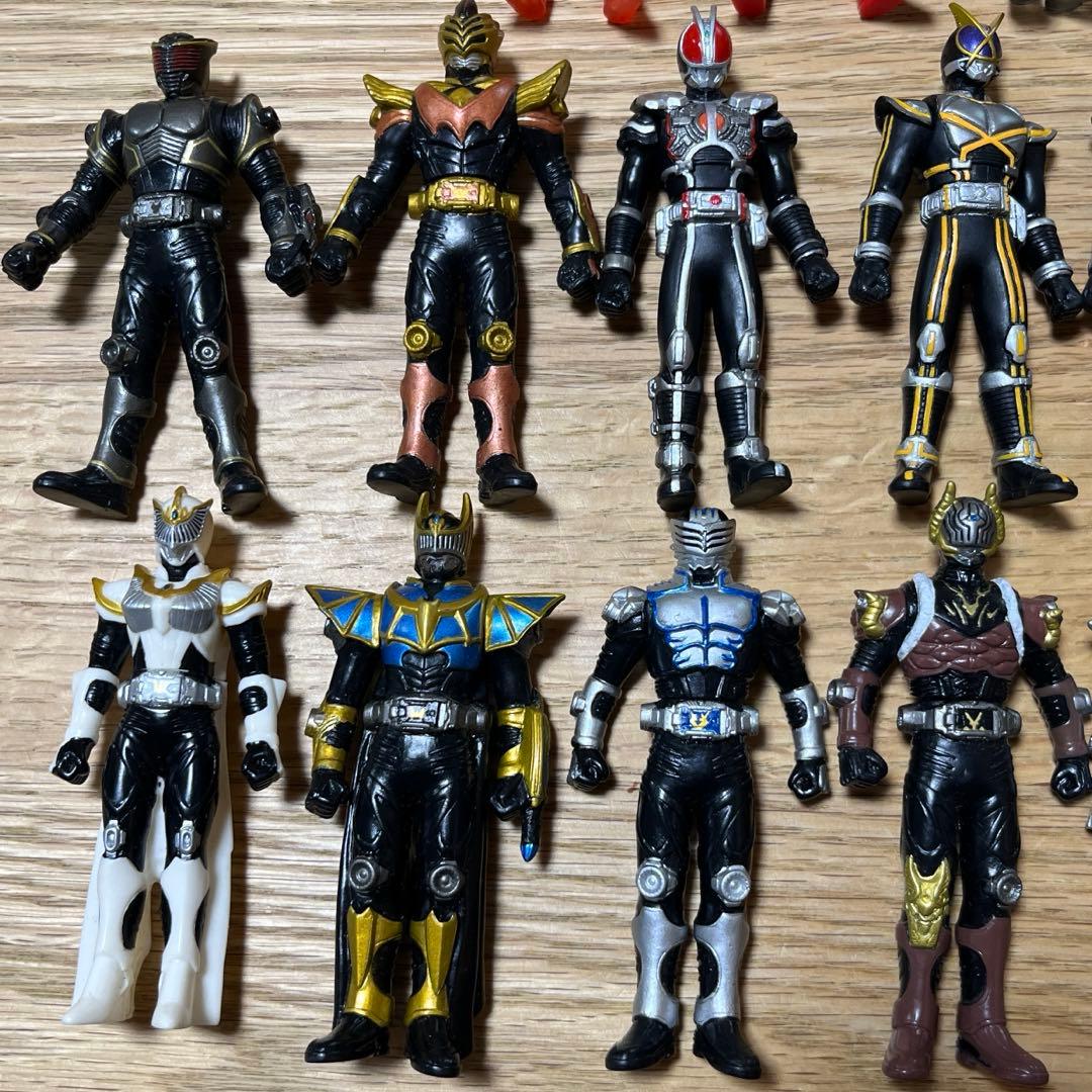 【新品】ソフビ 仮面ライダー 龍騎 ファイブ　食玩 フィギュア 18体 レア