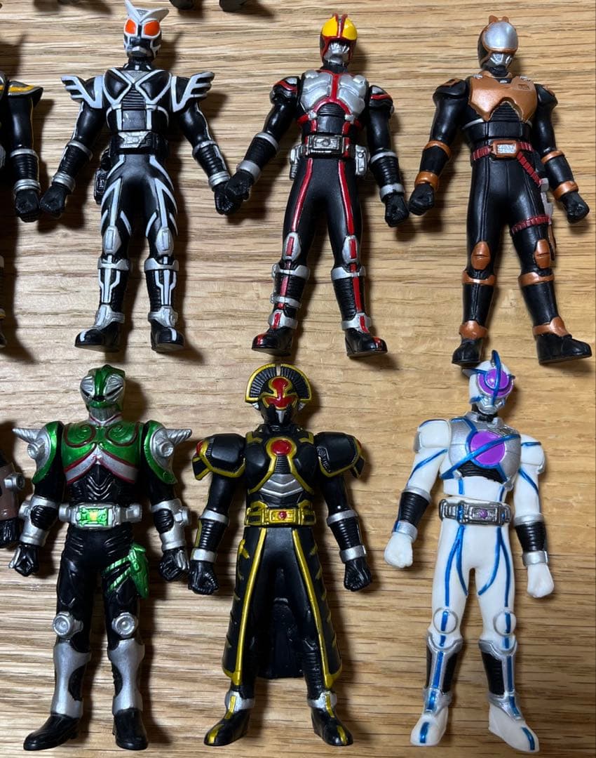 【新品】ソフビ 仮面ライダー 龍騎 ファイブ　食玩 フィギュア 18体 レア