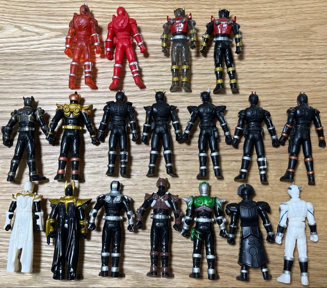 【新品】ソフビ 仮面ライダー 龍騎 ファイブ　食玩 フィギュア 18体 レア