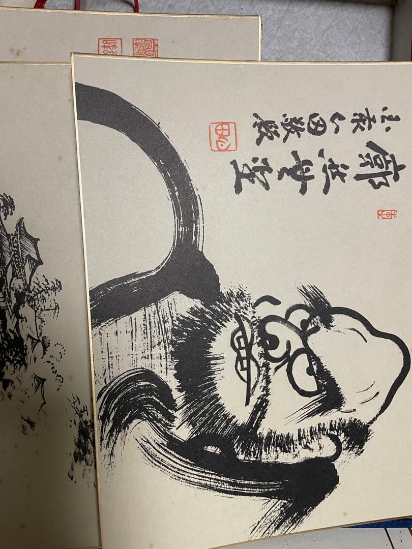 禅　墨蹟色紙、掛軸セット