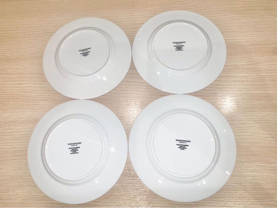 ♪ウェッジウッド　ワイルドストロベリー　お皿　4点セット