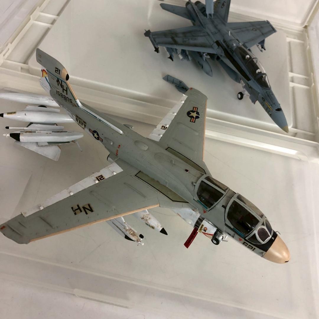 戦闘機 模型 1/72 EA-6B プラウラー F/A-18E スーパー