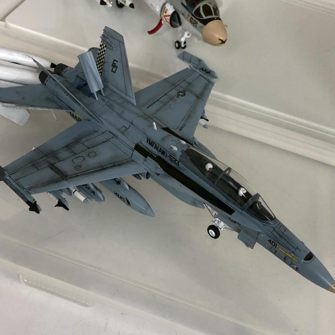 戦闘機 模型 1/72 EA-6B プラウラー F/A-18E スーパー