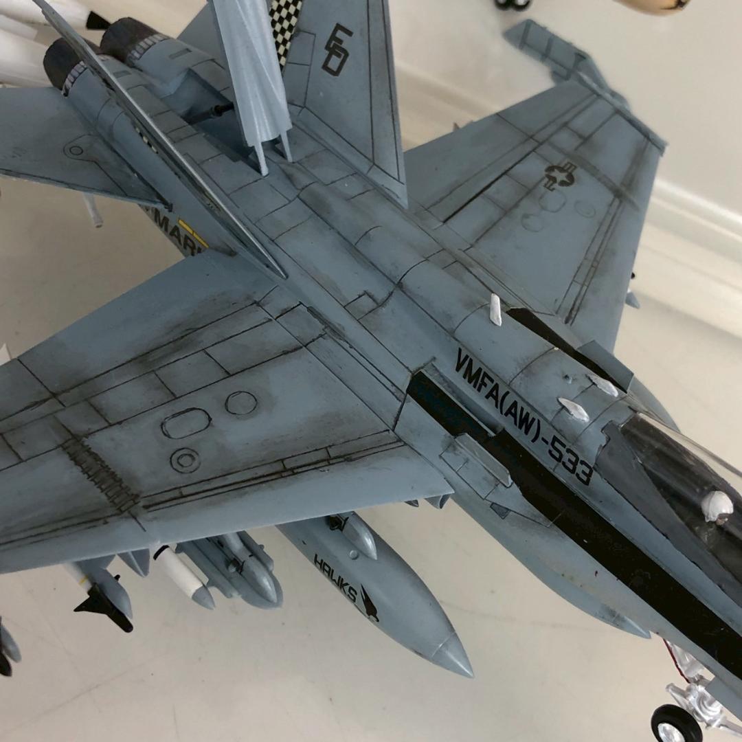 戦闘機 模型 1/72 EA-6B プラウラー F/A-18E スーパー
