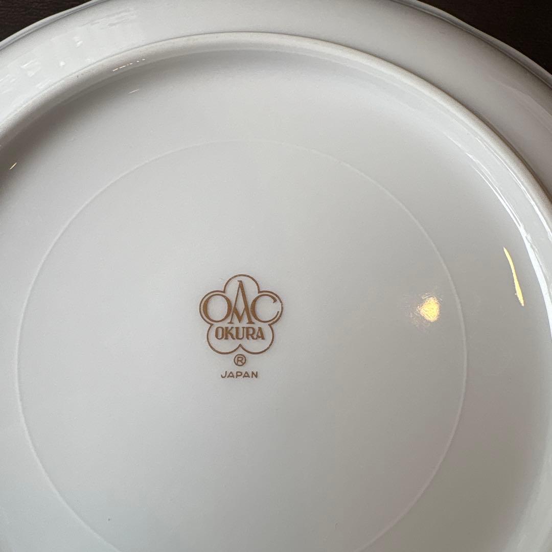 大倉陶園　オーダーメイド　すみれのお皿4枚　希少！再お値下げしました