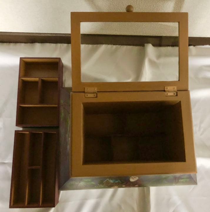 トールペイント　作品　ガラス蓋つきダッチBox Jo Sonja Jansen