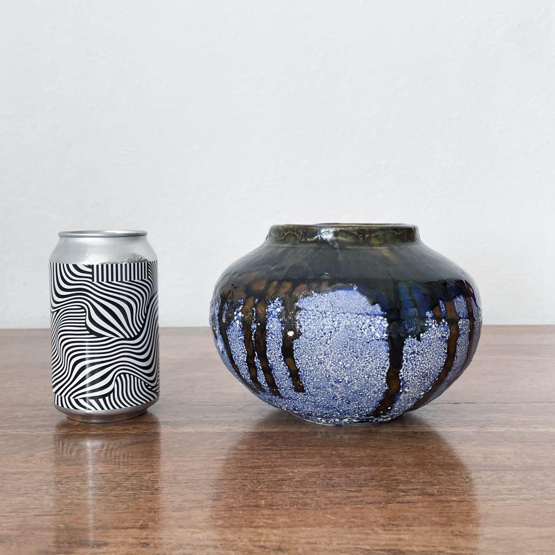 【ドイツ Studio potteryの花瓶 】Fat lava 273