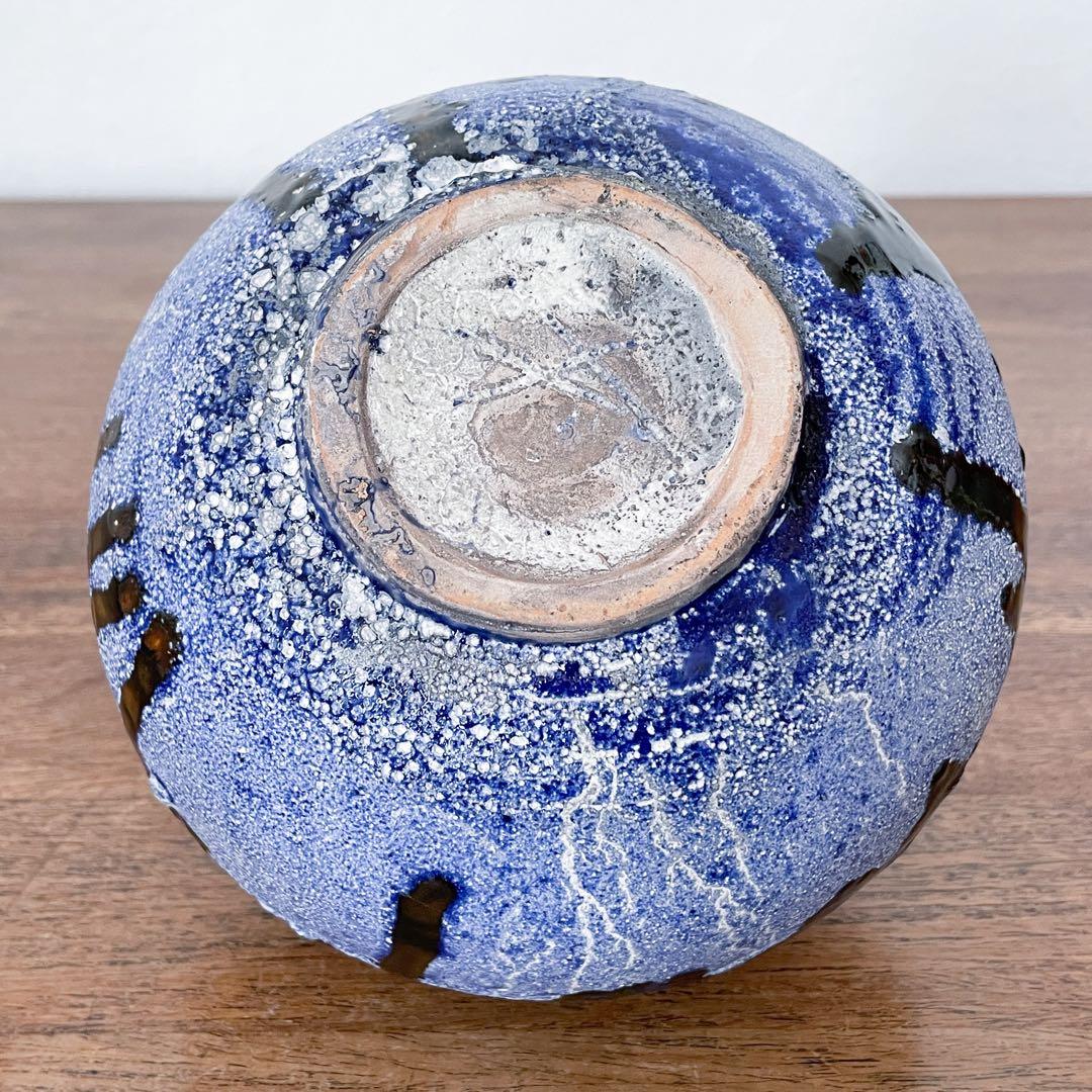 【ドイツ Studio potteryの花瓶 】Fat lava 273