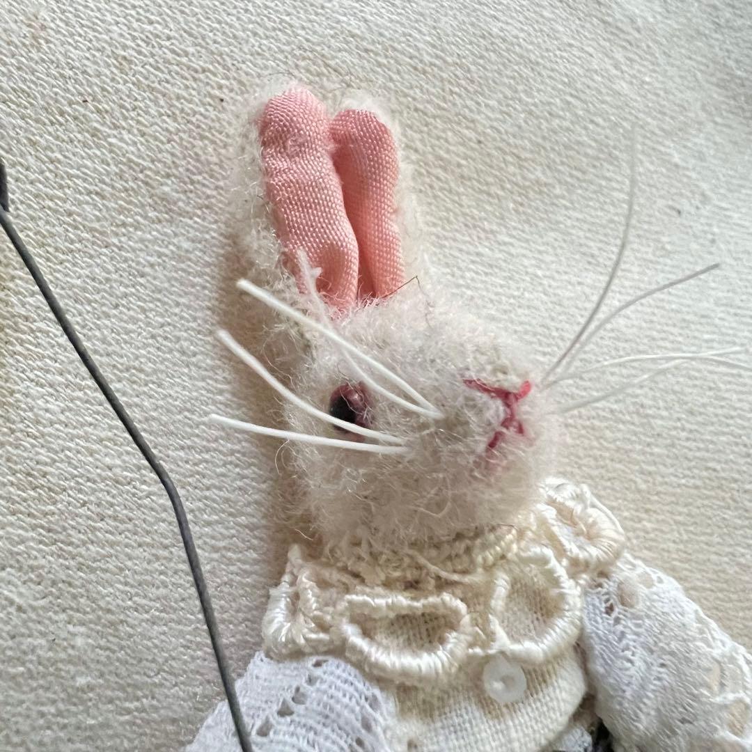 野ばら社rosily 小さなうさぎと1人掛けソファのセット　作家様