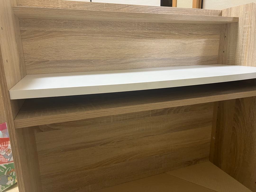 棚にもなるキッズデスク　2個