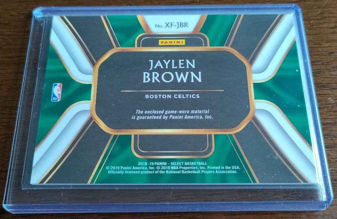 Jaylen Brown Panini Jersey ジェイレンブラウン