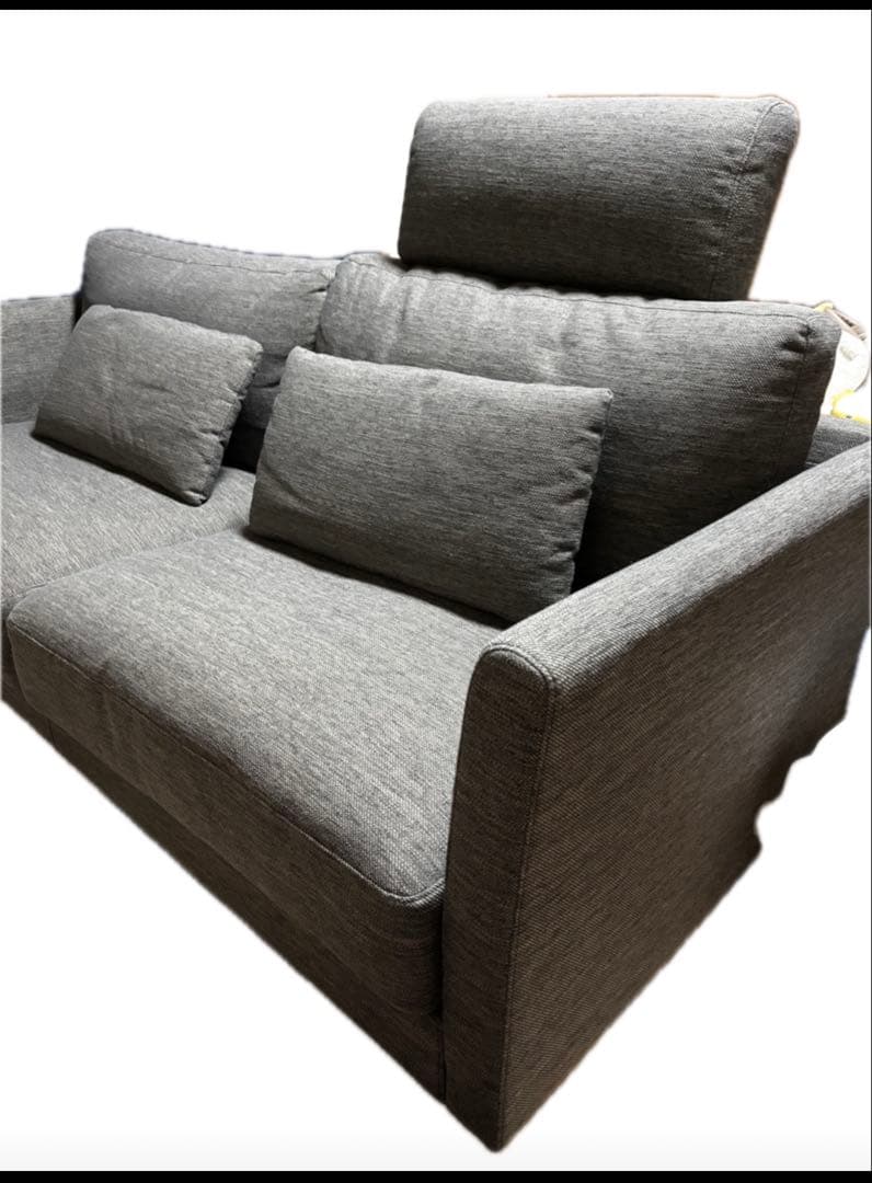 ニトリ 3人掛けソファ CA10｜ベージュ（グレージュ） クッション付き