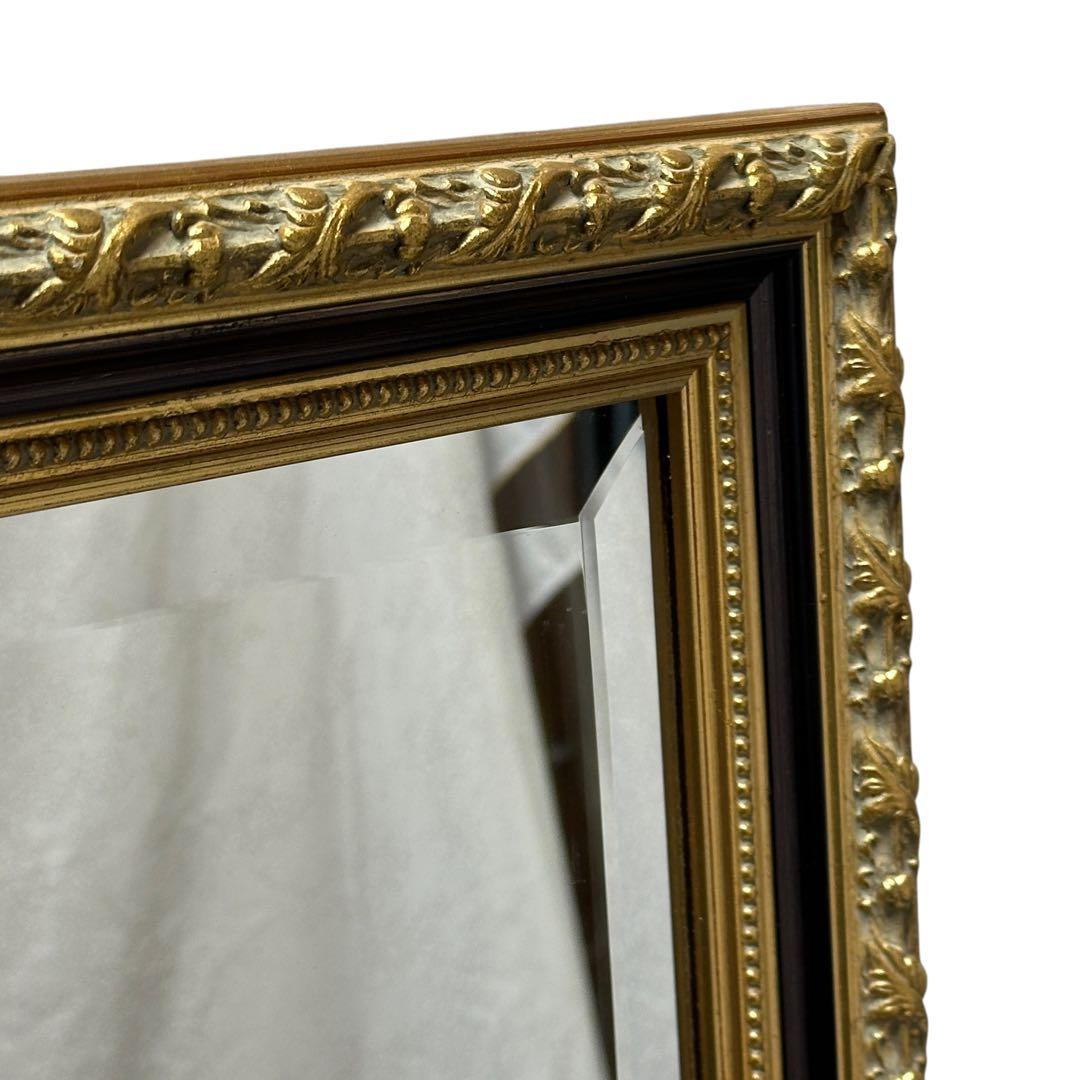 【良品】アンティーク イタリア製 壁掛 姿見