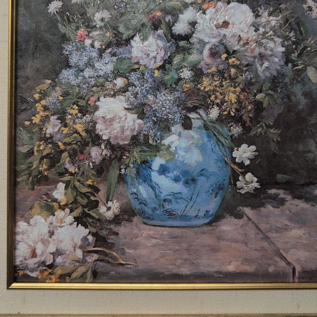 A. RENOIR 花瓶に生けた花 絵画