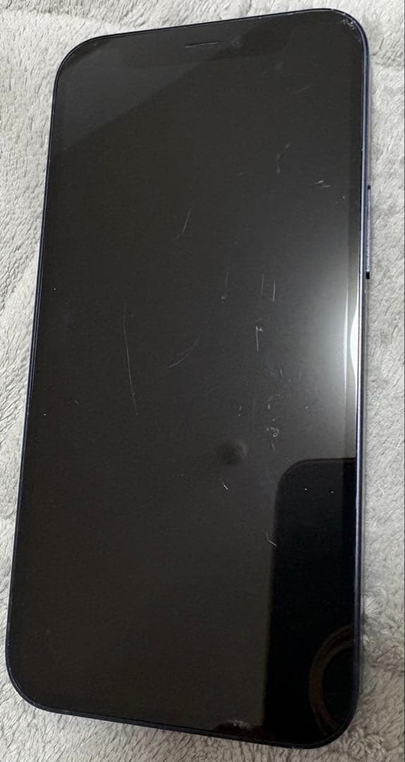 【ジャンク】iPhone12 mini 64GB 黒 カメラ不良 画面欠け