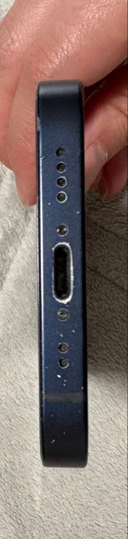 【ジャンク】iPhone12 mini 64GB 黒 カメラ不良 画面欠け