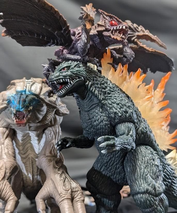 ゴジラ×メガギラス セット ＆オルガ（バンダイ）ソフビフィギュア