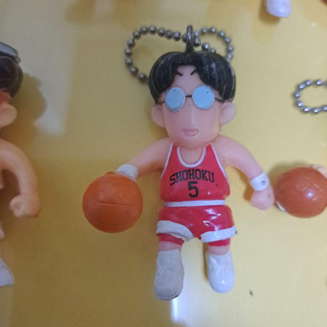 湘北高校 バスケットボール選手 キーホルダー 6体セット　+　安西先生