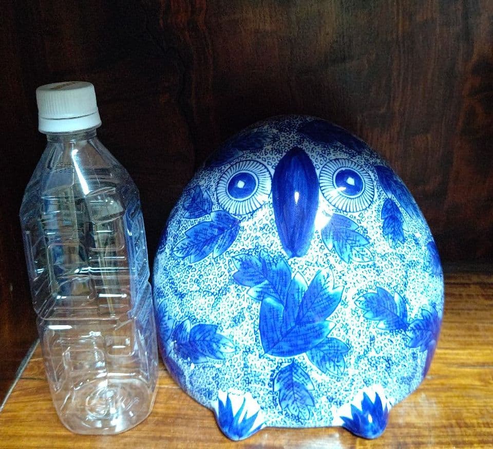 大清乾隆年製  置物 ふくろう