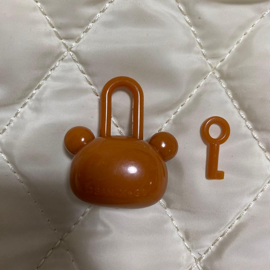 レア！　リラックマ プラスチック　南京錠　おもちゃ　平成レトロ