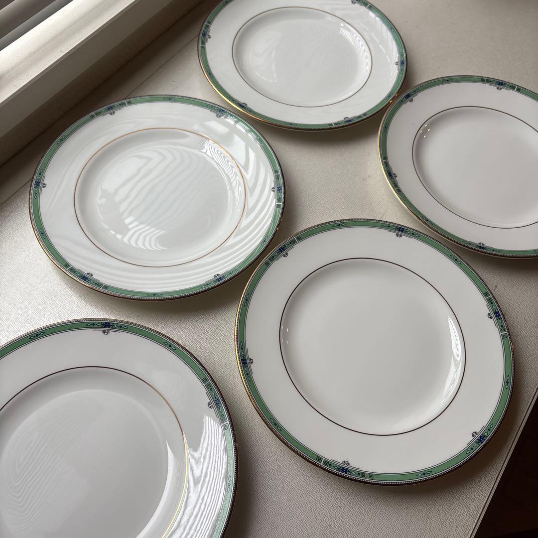  JADE ウェッジウッド　デザート皿　５枚